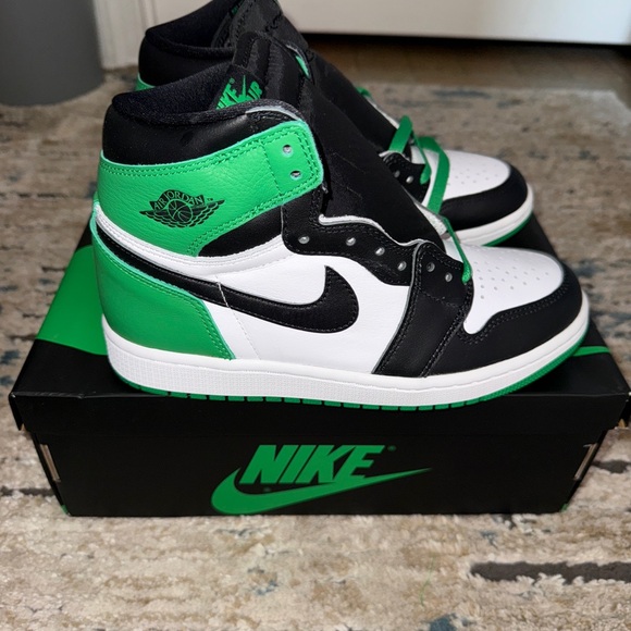 Nike Air Jordan 1 High Green Black White